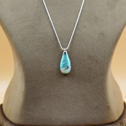 Silver midnight magic pendant for women