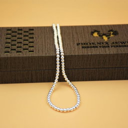 Silver elegance enchained neck chain for women