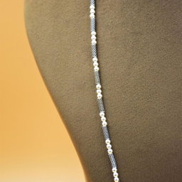 Silver ethereal elegance neck chain for women