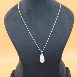 Silver vintage charm pendant for women