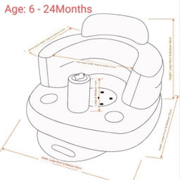 INFLATABLE PORTABLE BABY SEAT 