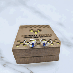 Silver ocean breeze toe rings for women