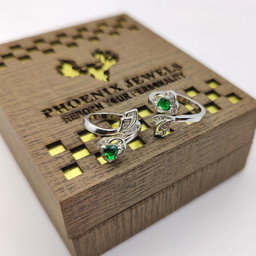 Silver Glimmering gems toe rings for women