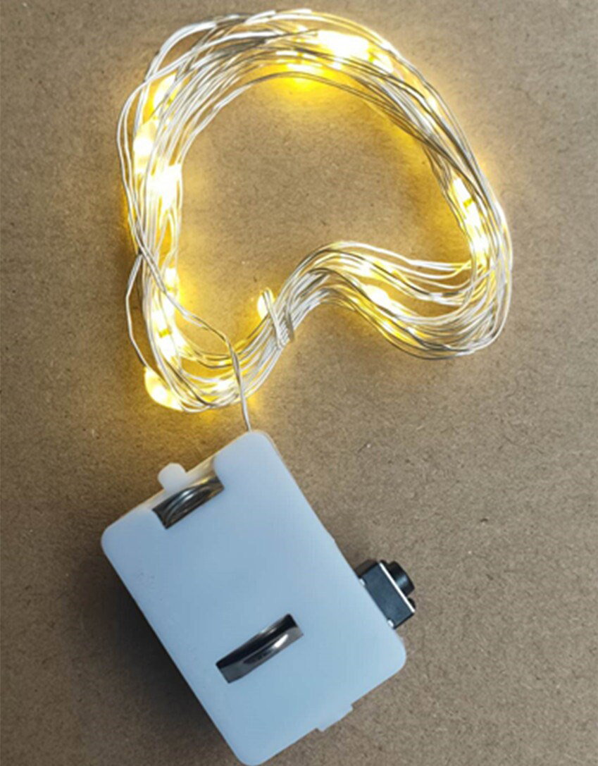 New Button Fairy Light Waterproof Warm White_0