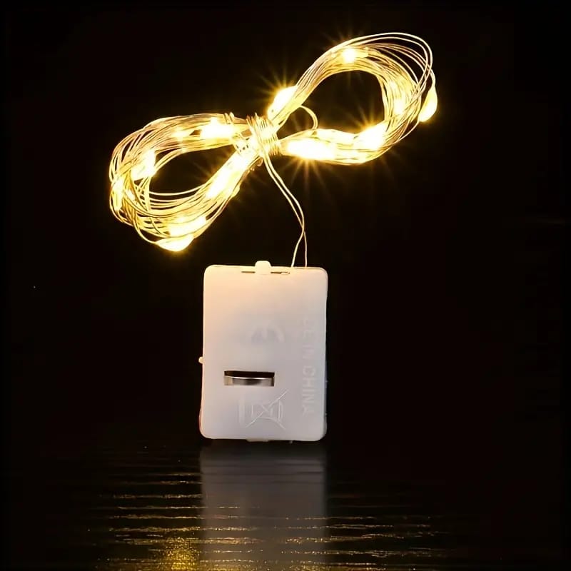 New Button Fairy Light Waterproof Warm White_1