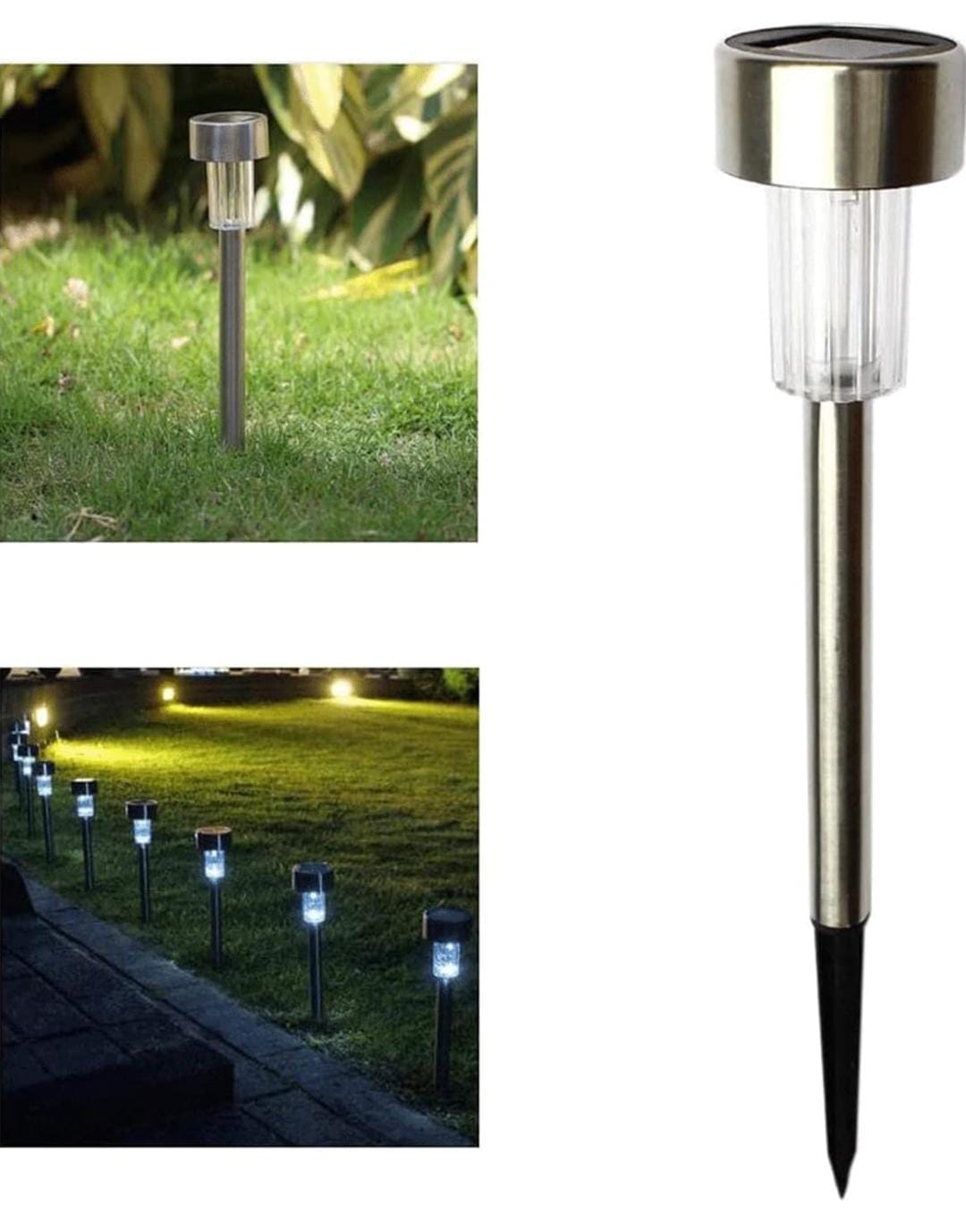 10 Piece Solar Pathway Led Lights For Outdoor Lawn Garden ( 10 Piece Box )_1
