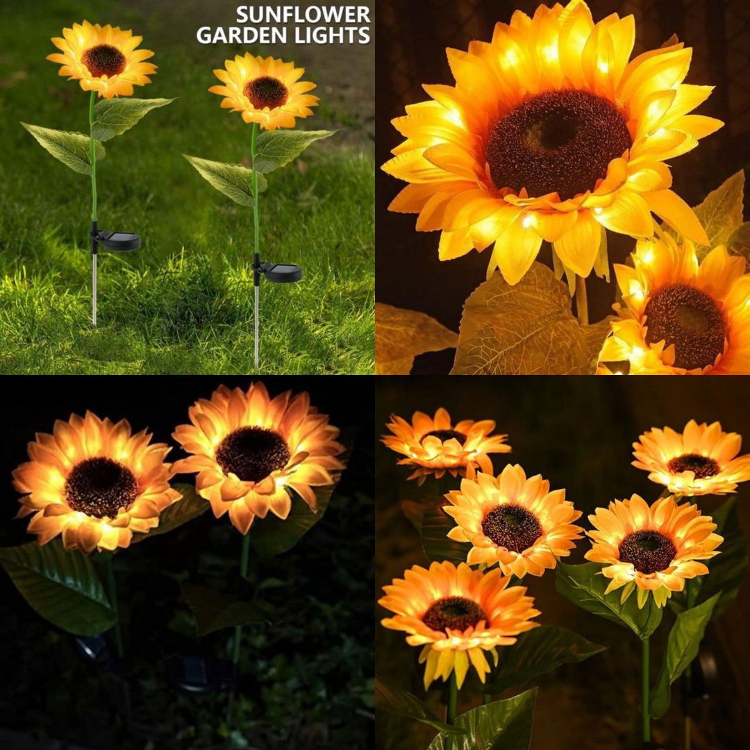 2 Piece Solar Garden Flower 🌼 Design Light (2 Piece Set)