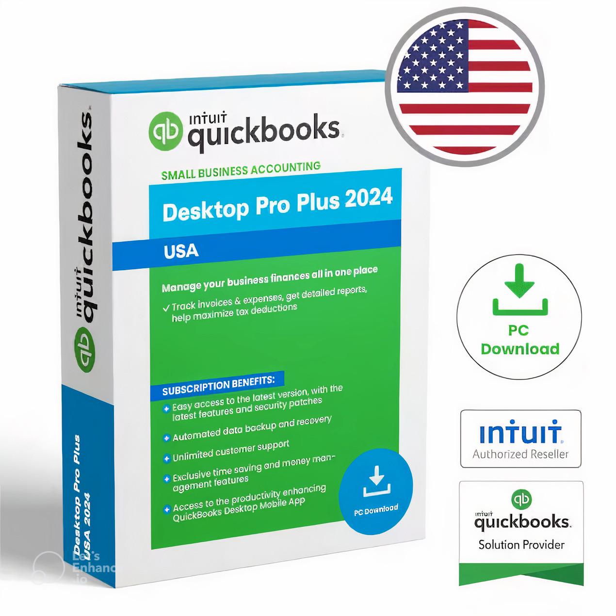 QuickBooks Desktop Premier Plus 2024 | No Payroll included - Latest US Updatable Version For Accounting and business Managing_0