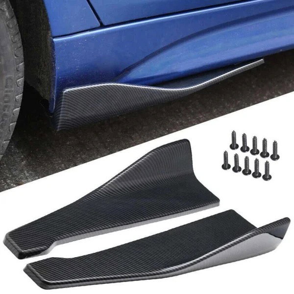 Pair Car Rear Bumper Lip Trim Protector Car Side Skirt Cover Car Corner Bumper Guards