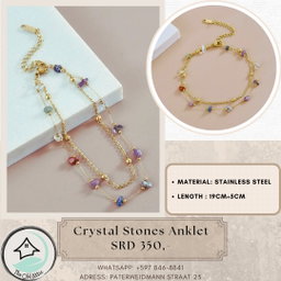 Crystal Stone Anklet 