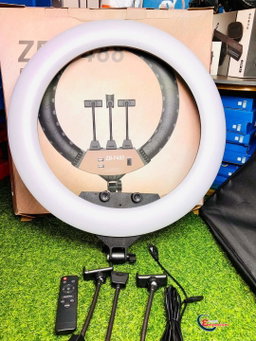💡 ZB-F488 Ring Light 22 pouces 60W avec support de téléphone et télécommande 