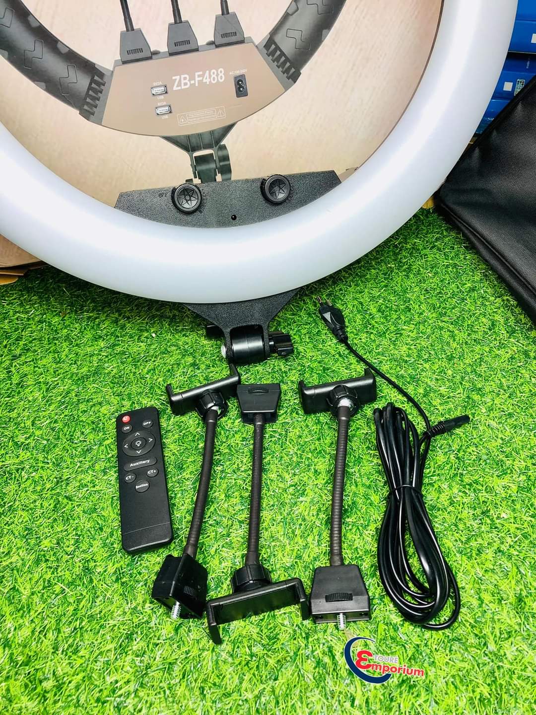 💡 ZB-F488 Ring Light 22 pouces 60W avec support de téléphone et télécommande _2
