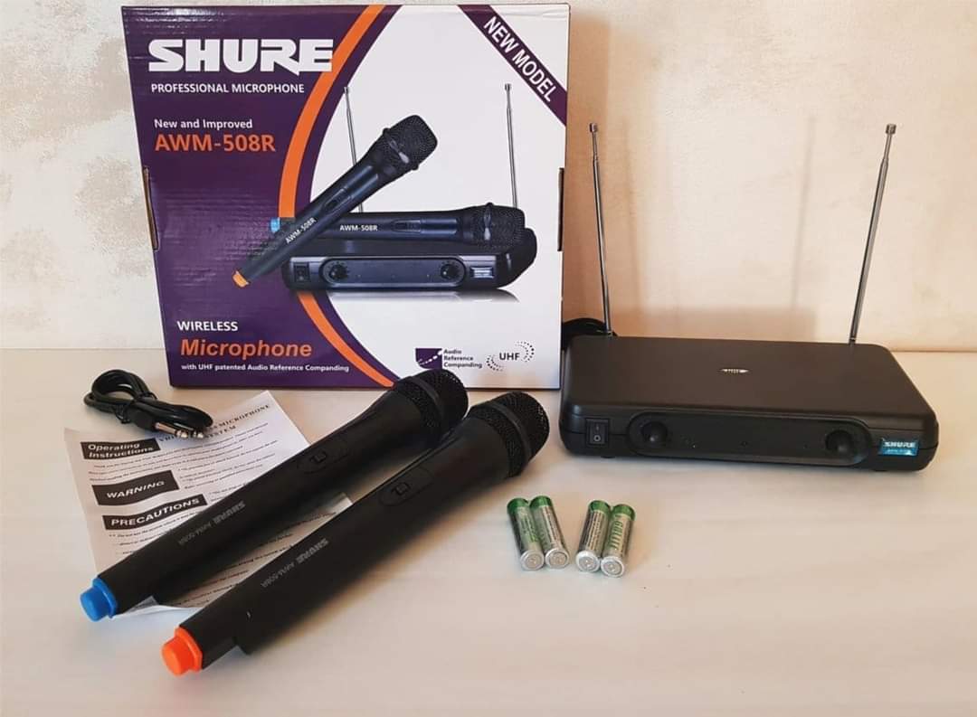🎤 Shure AWM-508R – Système de Microphones Sans Fil à 2 Canaux _1