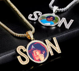 Iced Out Photo Necklace