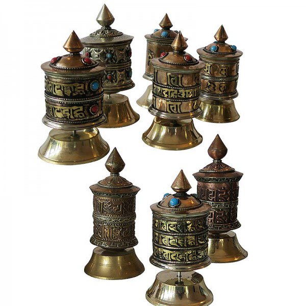 Small table Prayer wheel _0