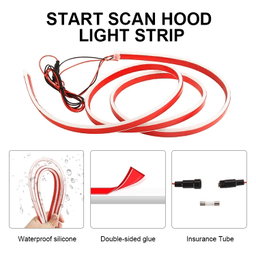 Bonnet/hood light strip 180cm