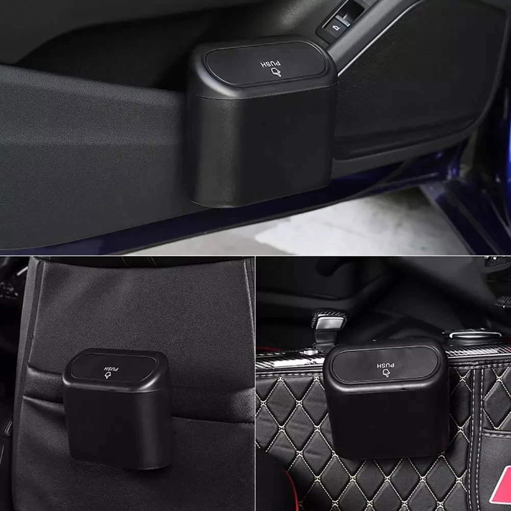 Hanging car dustbin trash can