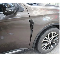 Side fender air vent decoration 