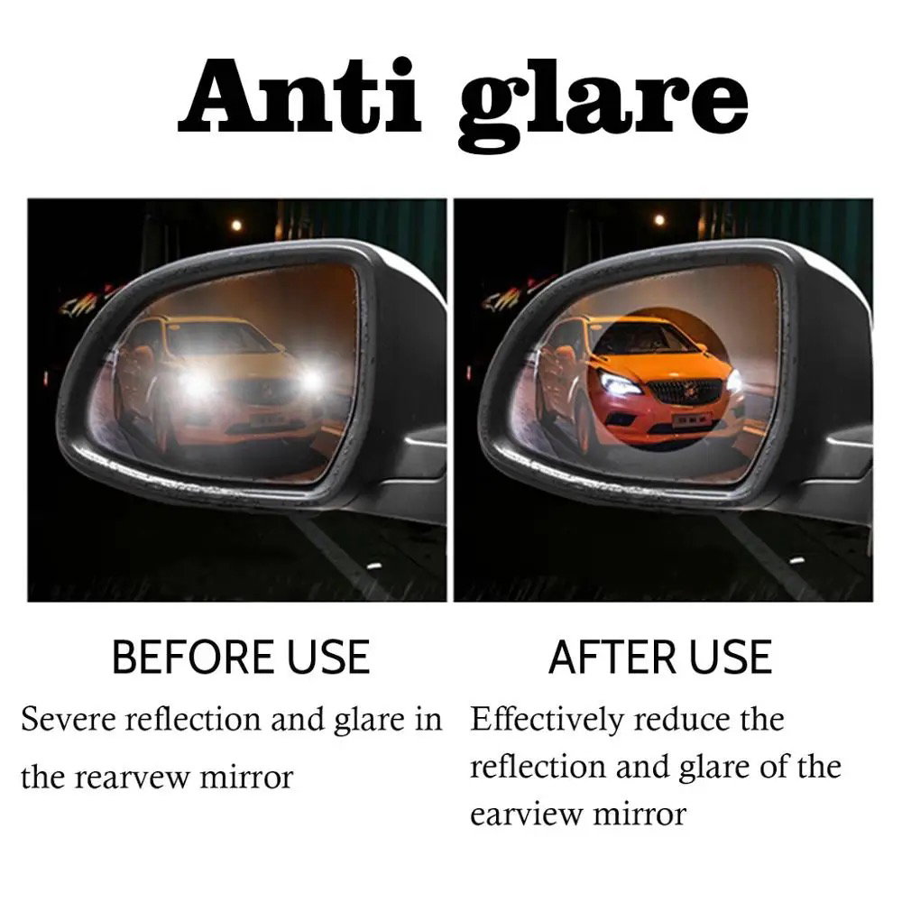 2pcs Side mirror rainproof sticker_2
