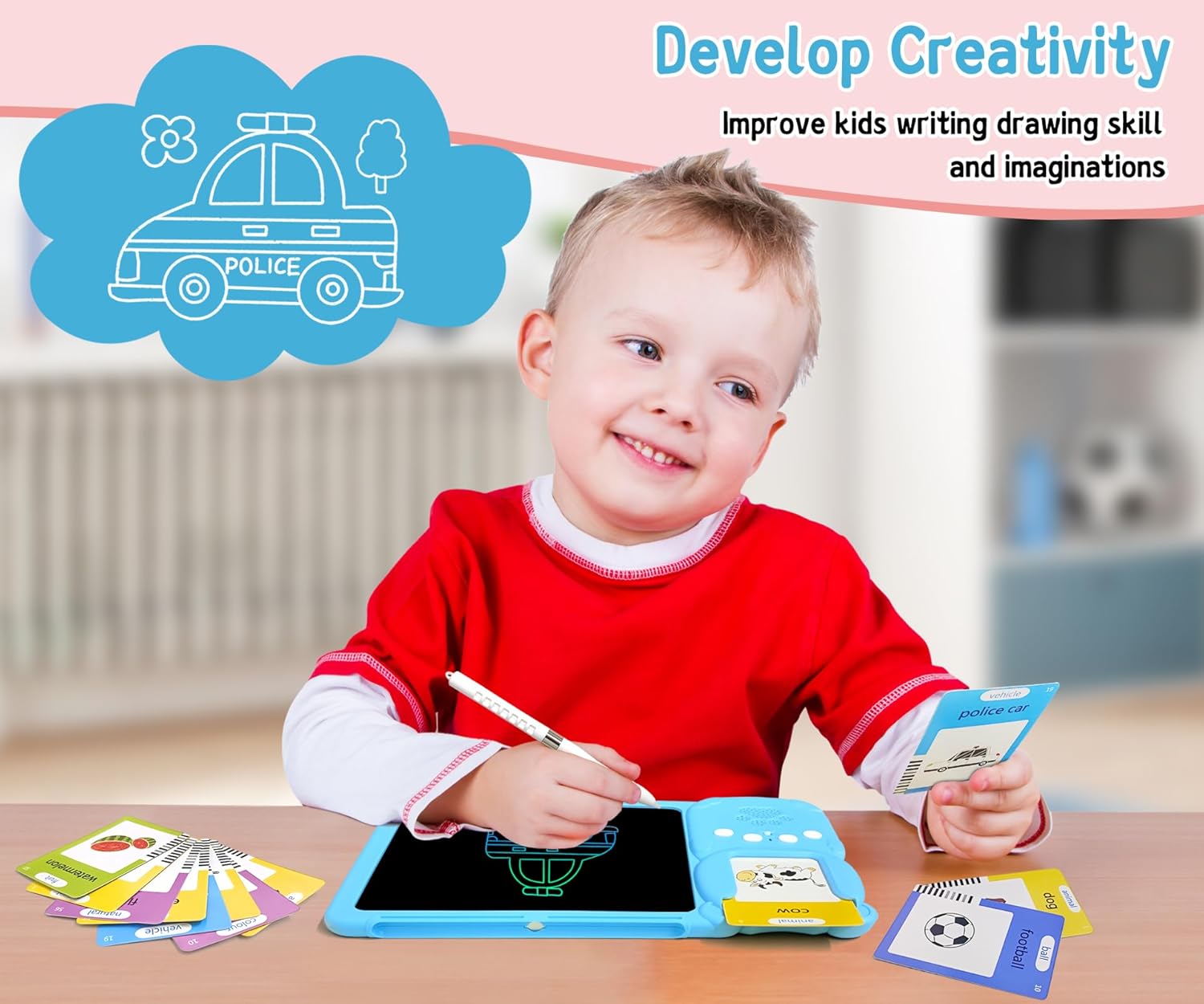 Talking Flash Cards with Drawing Tablet _2
