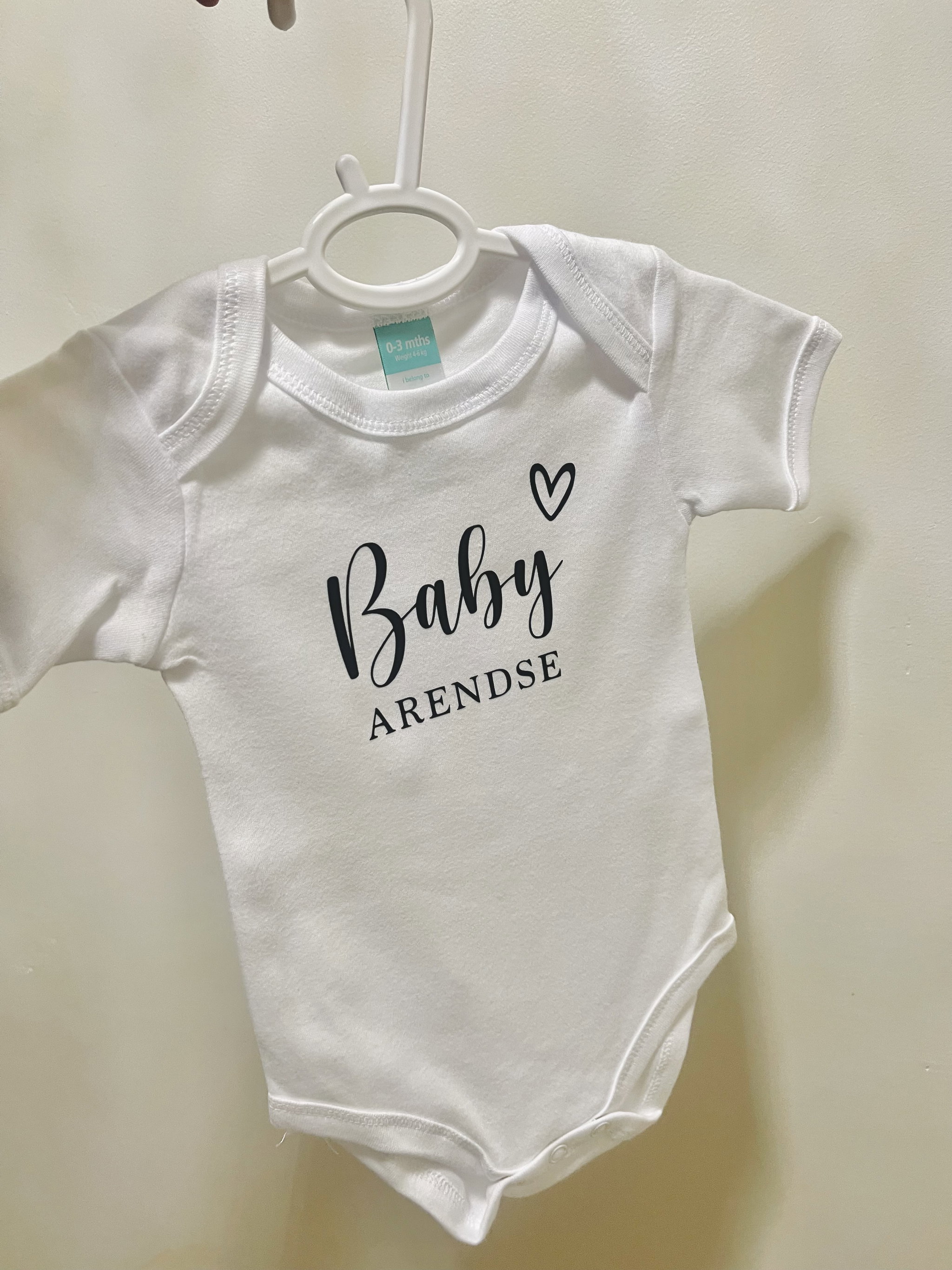 Baby Name Vest/Onesie _0