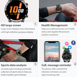 LIGE Bluetooth Smart Watch