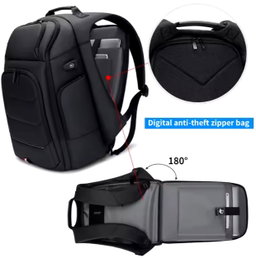 FENRUIEN Travel Antitheft Backpack Laptop Business 17.3 Inch Bag