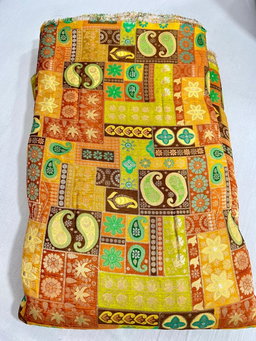 Silk Jaquard Position Print 46"
