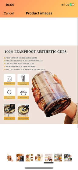 Travelling glass