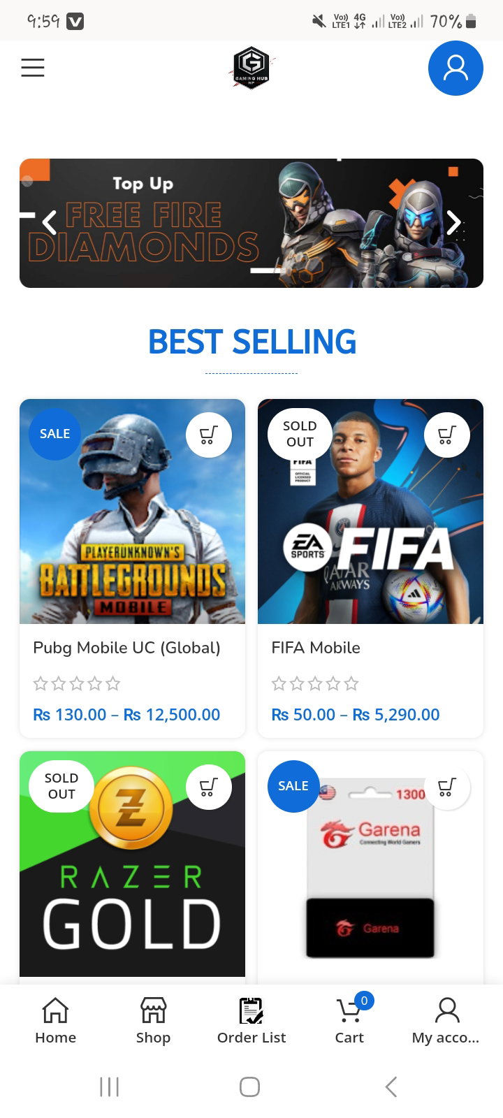 Make your own game topup website_0