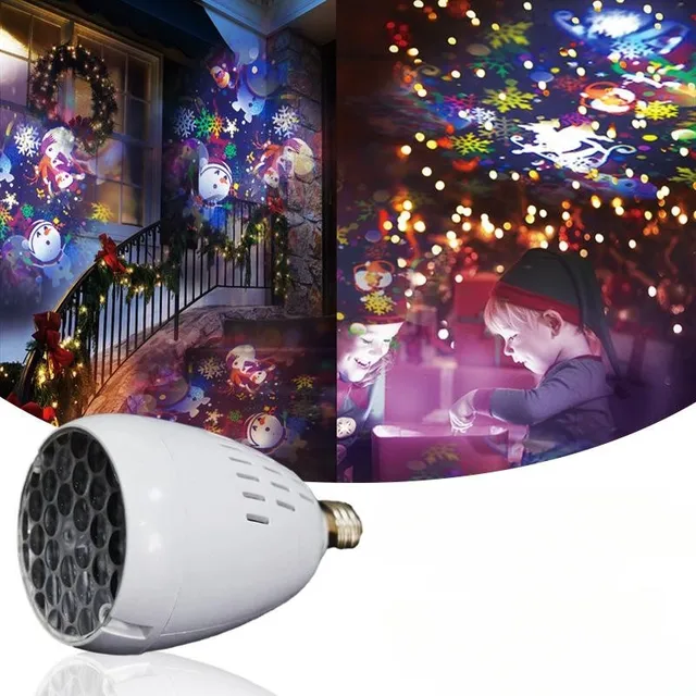 Ampoule Projecteur Lumineux au couleurs de la Noël