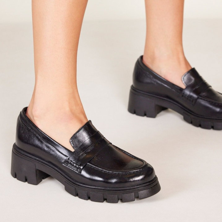 Comfortable High Sole Women's Loafer Shoes_0