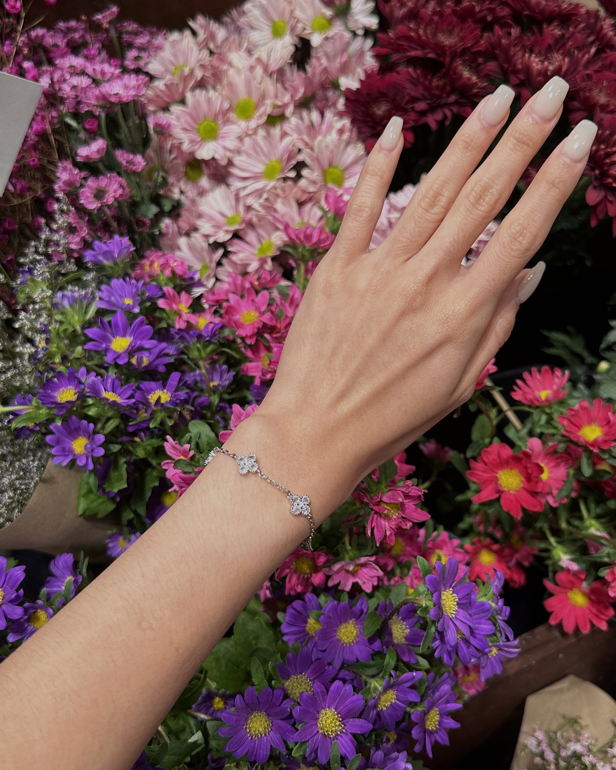 5 CLOVER DIAMOND BRACELET _4