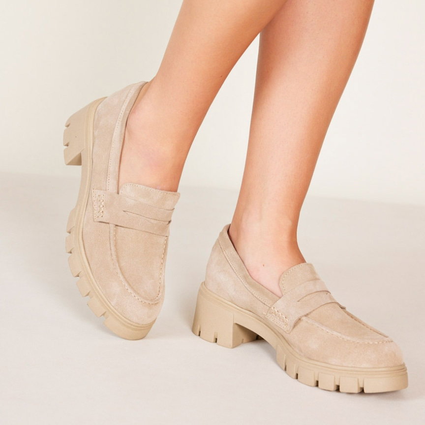Comfortable High Sole Women's Loafer Shoes _0