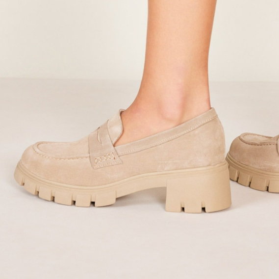 Comfortable High Sole Women's Loafer Shoes _1