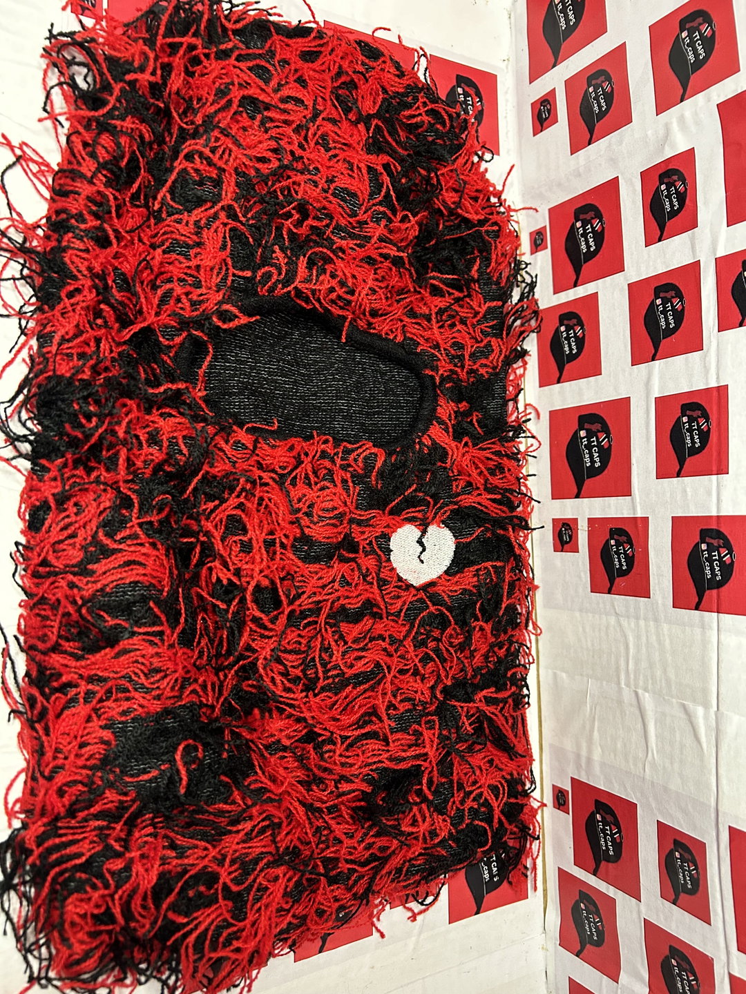 Red and black with heart 