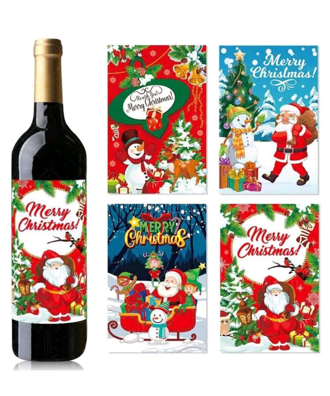 Personalized wine bottle sticker 