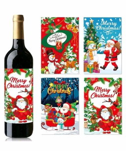 Personalized wine bottle sticker 