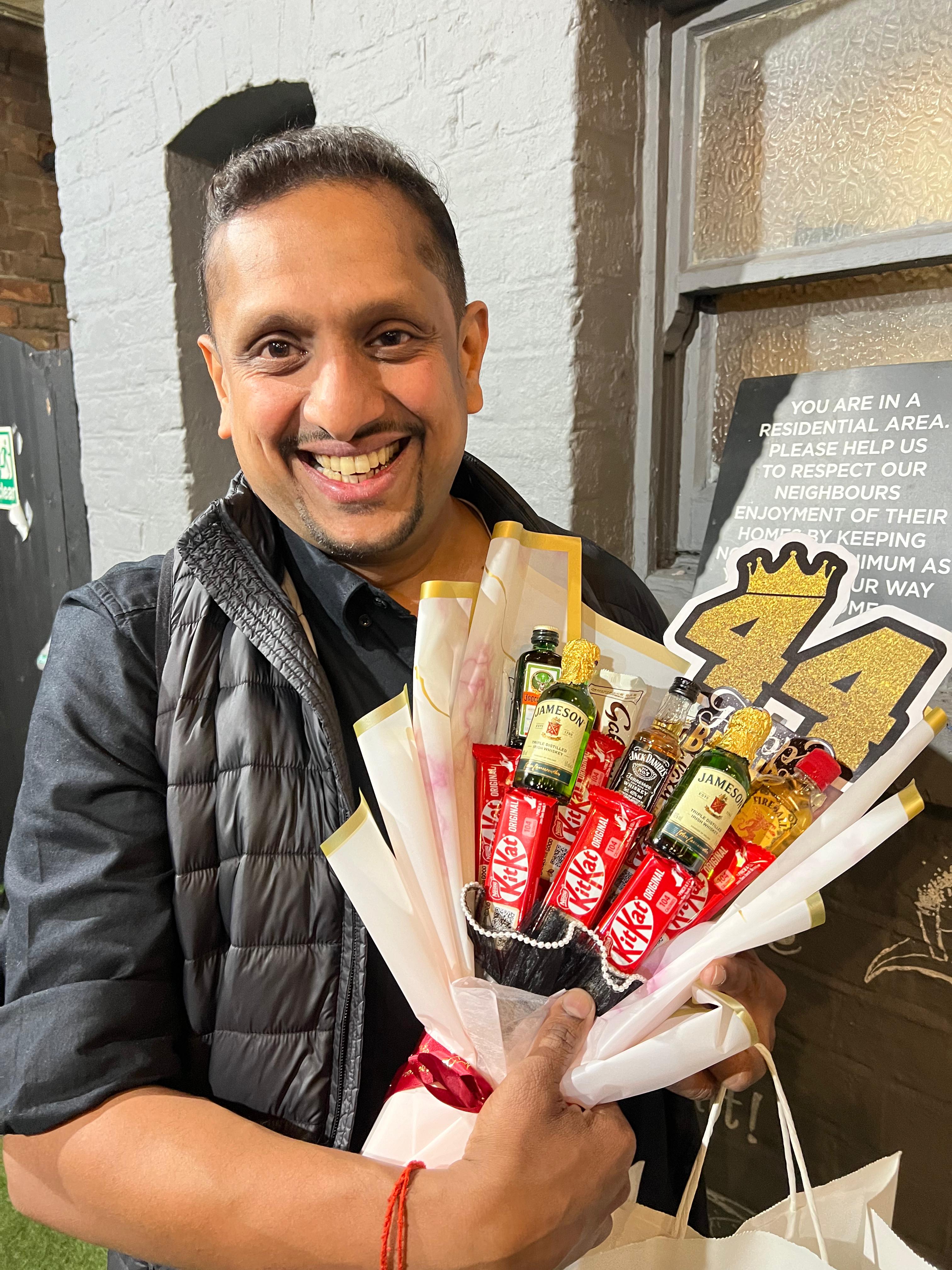 Whiskey & Chocolate Birthday Bouquet ( Birthday Edition)