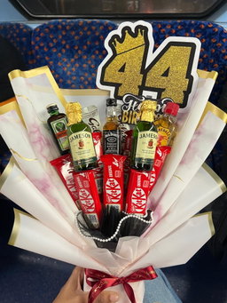 Whiskey & Chocolate Birthday Bouquet ( Birthday Edition)