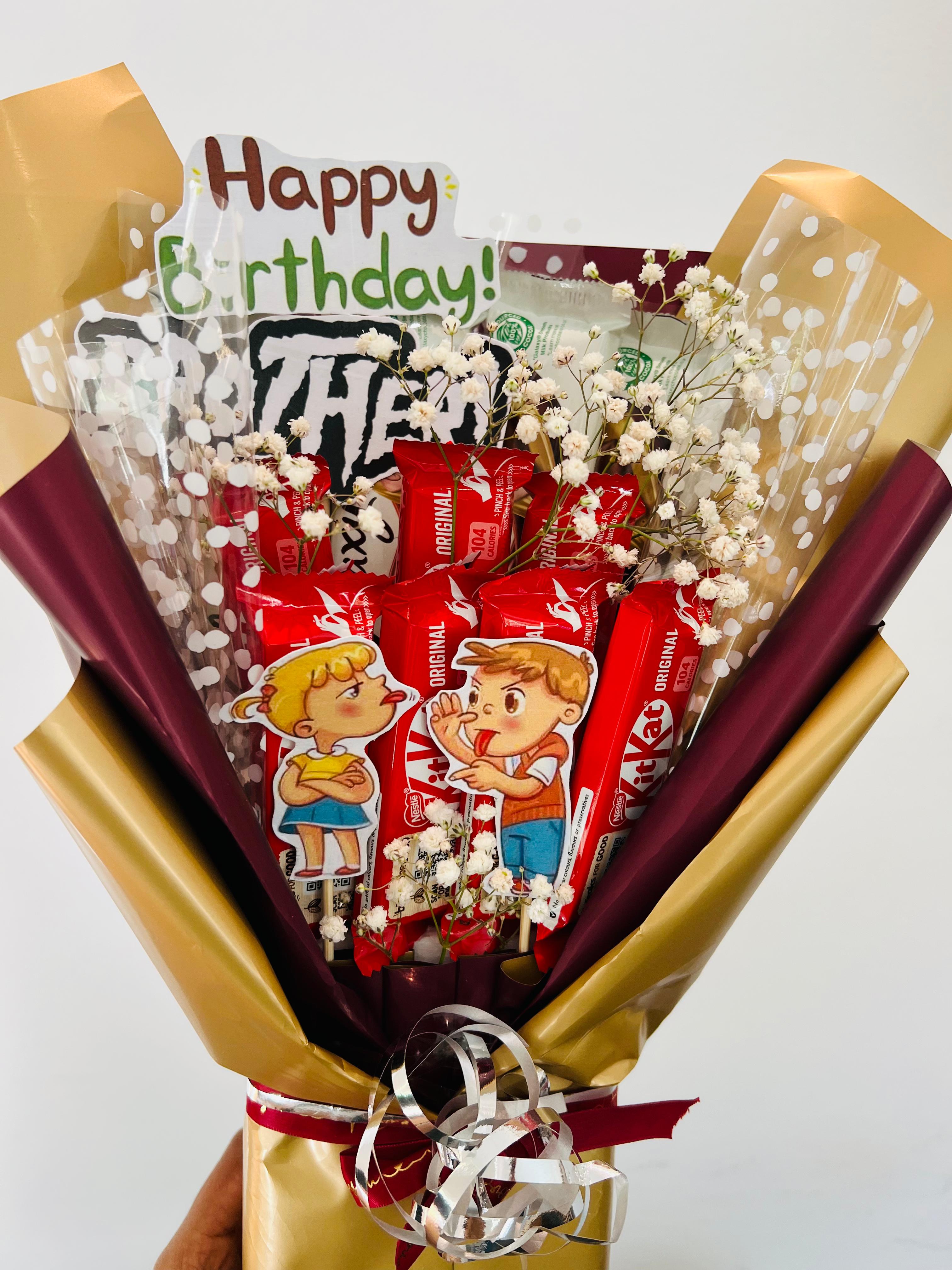 Sibling-themed bouquet | 20 pcs