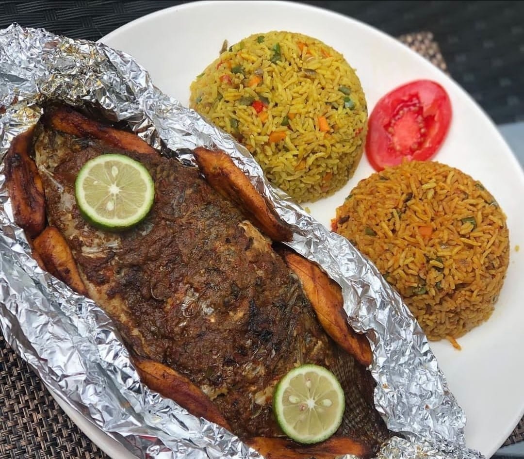 Fried fish with rice_0