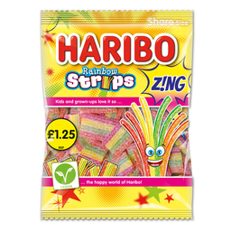 HARIBO Rainbow Strips Zing 130g
