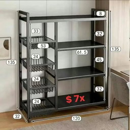 MULTI STORAGE SHELVES 