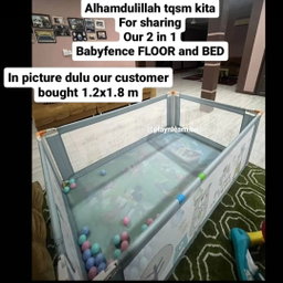 2 IN 1 FLOOR FENCE & BEDRAILS 