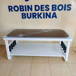 Table vitrée