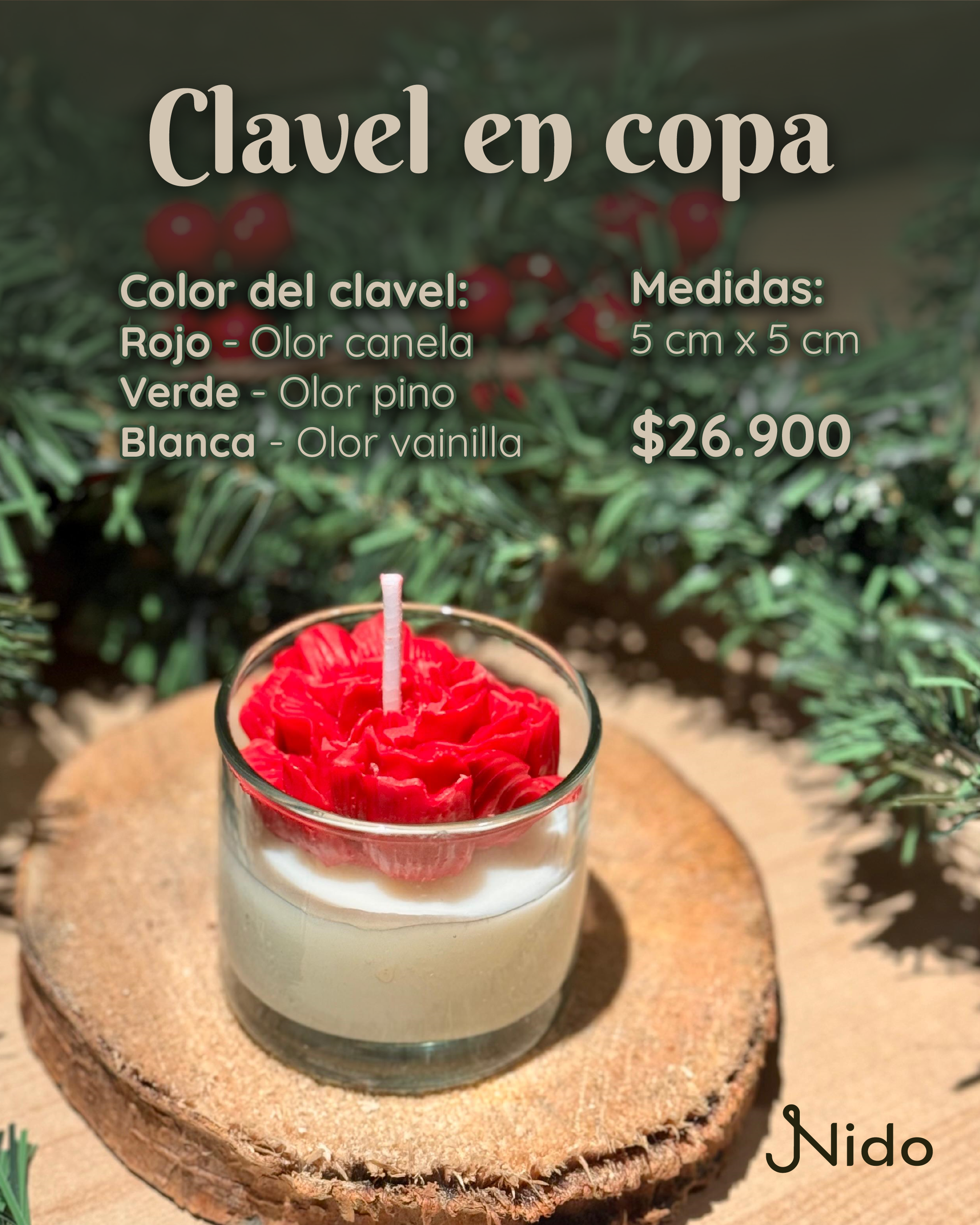 Clavel en copa_0