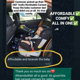 COMFY CARSEAT 360° ISOFIX 