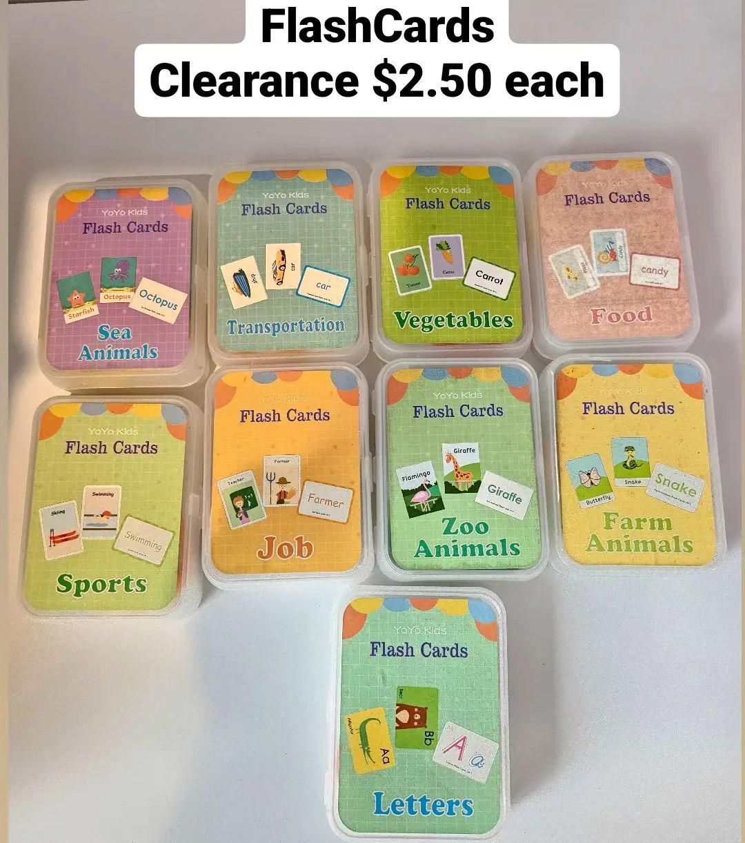 CLEARANCE FLASHCARDS _0
