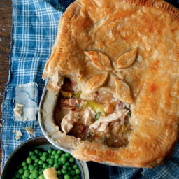 Chicken, bacon and leek pie 350g
